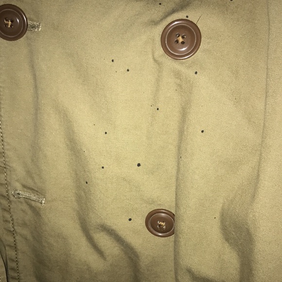Price Firm! NWT! Men’s GAP Double breasted jkt.Beige Khaki. Plaid Flannel Lining - Picture 6 of 6